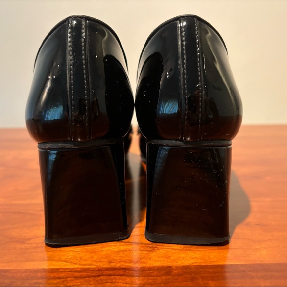 Tabitha Simmons Modist block heels in black patent with suede accents - Picture 4 of 11